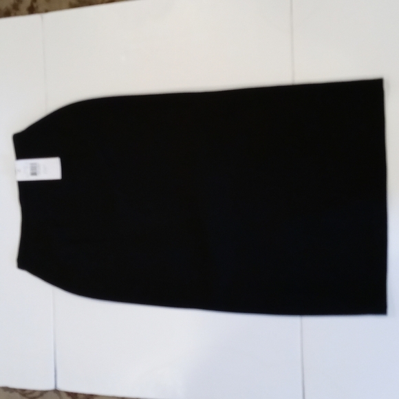NWT Villager 8 petite black skirt with split - Picture 1 of 8